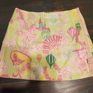 Lilly Pulitzer Derby Days Little Girls Skort size 8